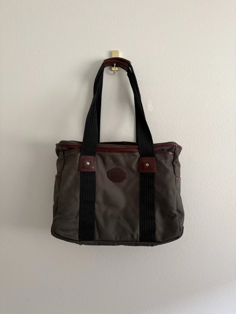 Filson nylon leather Computer Briefcase Bag Travel bag